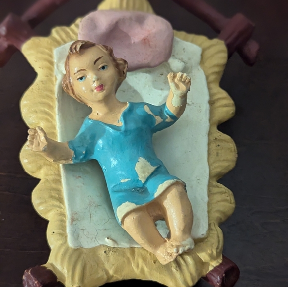 Vintage Nativity Figurines Hand Painted-Italy - Picture 3 of 9